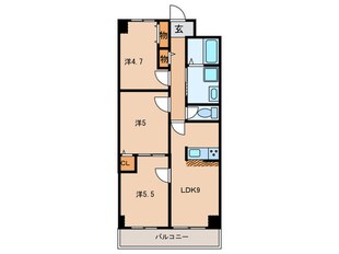 天神山マンション ２号館の物件間取画像